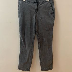 Gap gray girlfriend chino pants